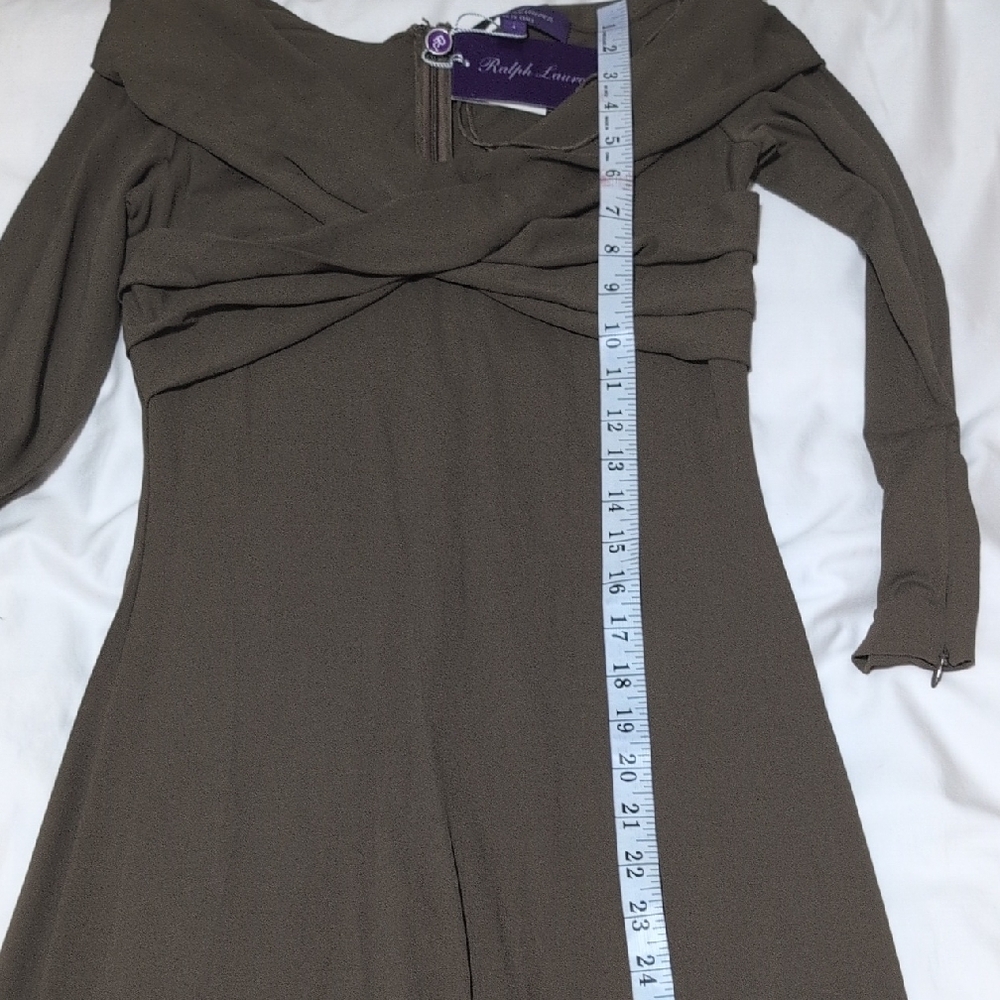 Aletta Jersey Evening Dress. Ralph Lauren Collection. - Picture 7 of 11